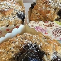 Chia, Oat, Blueberry and Yoghourt Muffins