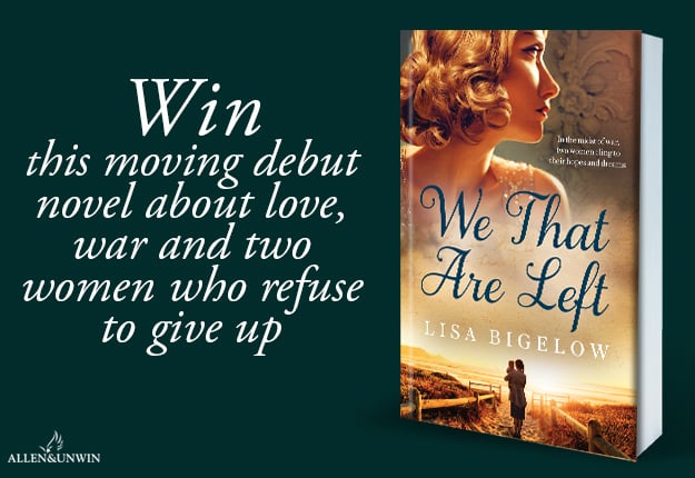 WIN 1 of 20 copies of the novel We That Are Left by Lisa Bigelow
