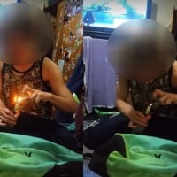 Mother charged after filming child smoking marijuana bong