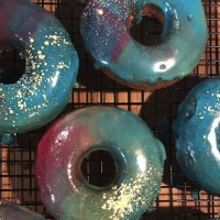 Galaxy Baked Donuts