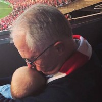 Attacks on Malcolm Turnbull after he shared an image kissing his granddaughter