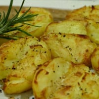 Smashed potatoes