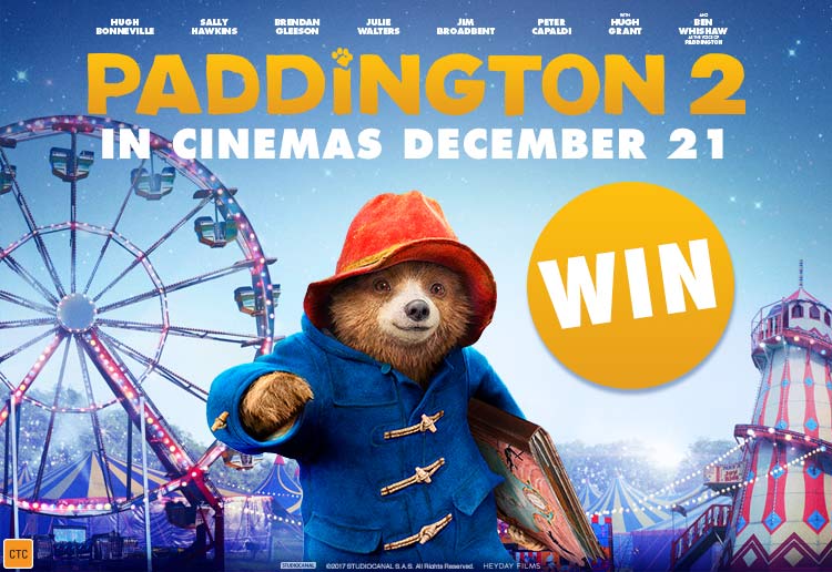 WIN 1 of 5 Family movie passes to Paddington 2