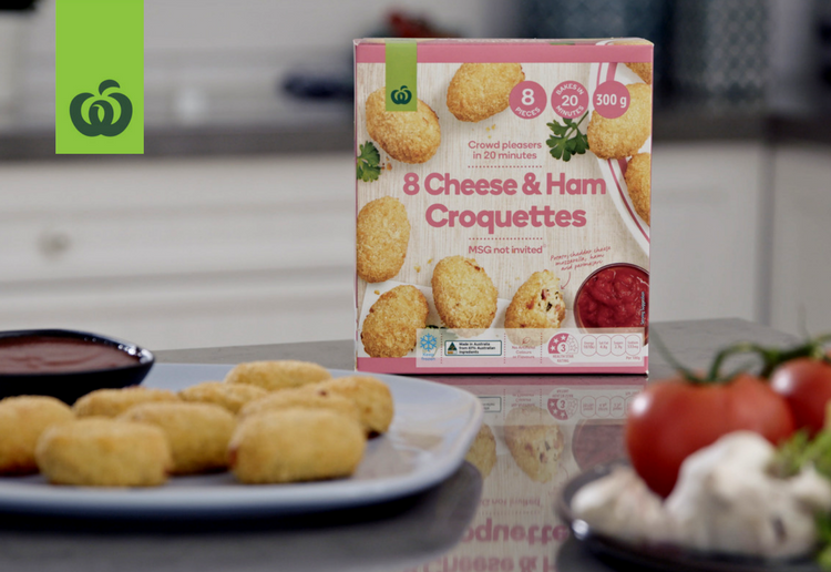 Woolworths Cheese & Ham Croquettes