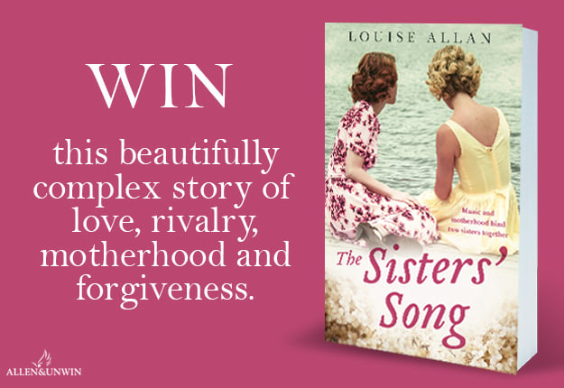 WIN 1 of 20 copies of the novel The Sisters’ Song by Louise Allan