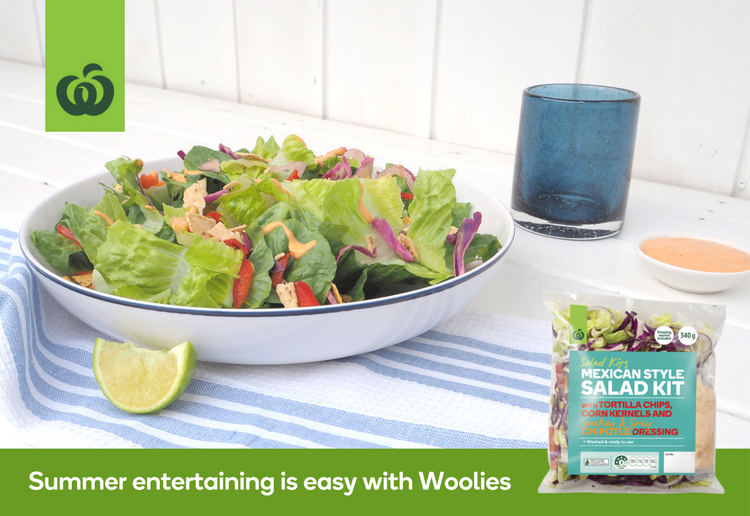 Woolworths Mexican Salad Kit