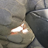 Mums warning after baby’s car seat caught on fire