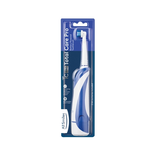 All Smiles Total Care Pro Battery Powered Toothbrush 1pk