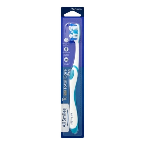 All Smiles Total Care Pro Toothbrush Medium 1pk