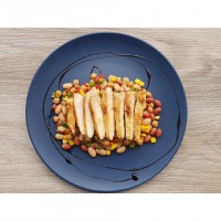 Grilled Chicken With Simple Bean Salad