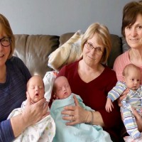 Three Total Strangers Help Mum Care for her Triplets