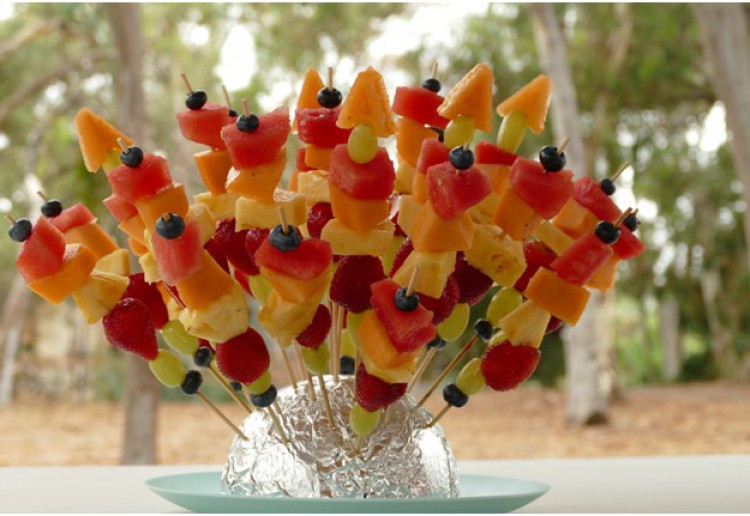 yummy fruit skewers - Real Recipes from Mums