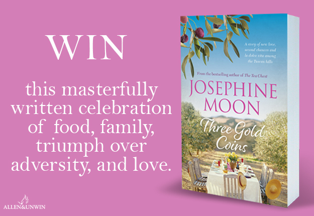 WIN 1 of 20 copies of the novel Three Gold Coins by Josephine Moon