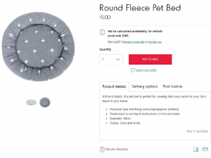 pet bed