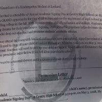 Hilarious Reason Why This School Permission Slip Went Viral