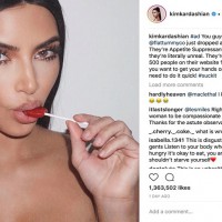 Open Letter to Kim K About Promoting Appetite Suppressants