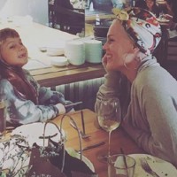 Pink's Daughter Celebrates Turning 7 With Purple Hair