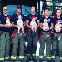 Seven Fireman in the Same Station Are All New Dads