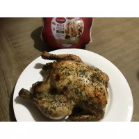 Lemon, Garlic and Thyme Slow Cooker Roast Chicken