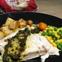Roast Chicken with Argentinean Chimichurri Sauce