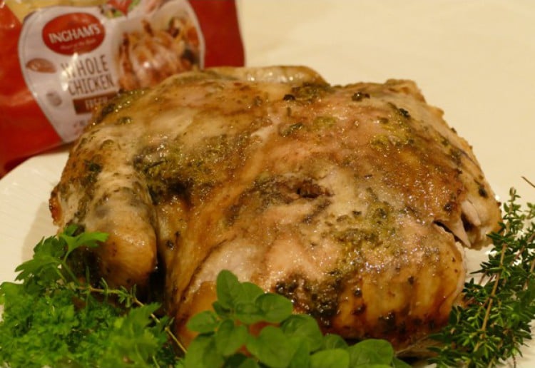 Herbed slow cooked chicken