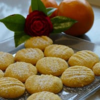 Orange Polenta biscuits