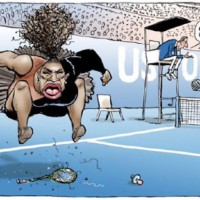 Cartoonist Receives Death Threats Over His Depiction of Serena Williams