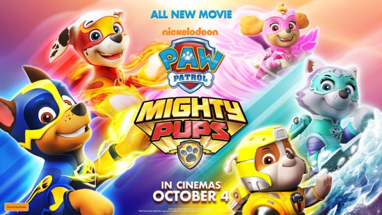 Win A Family Pass To The Special Family Preview Screening Of Paw Patrol: Mighty Pups!