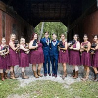 Wedding Couple Replace Flowers With 'Puppy Bouquets'