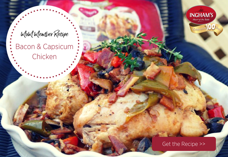 Bacon and Capsicum Chicken