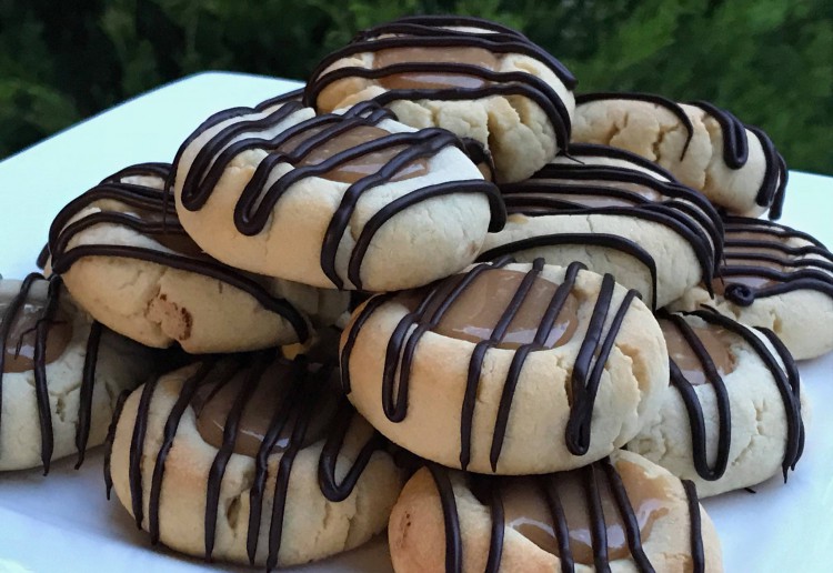 Twix Inspired Biscuits