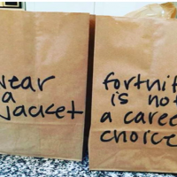 Mum's Passive Aggressive Lunch Bags Go Viral