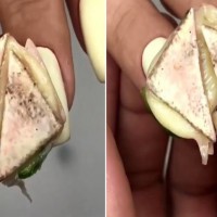 Madness! Salon Creates CRAZY Grilled Cheese Manicure!