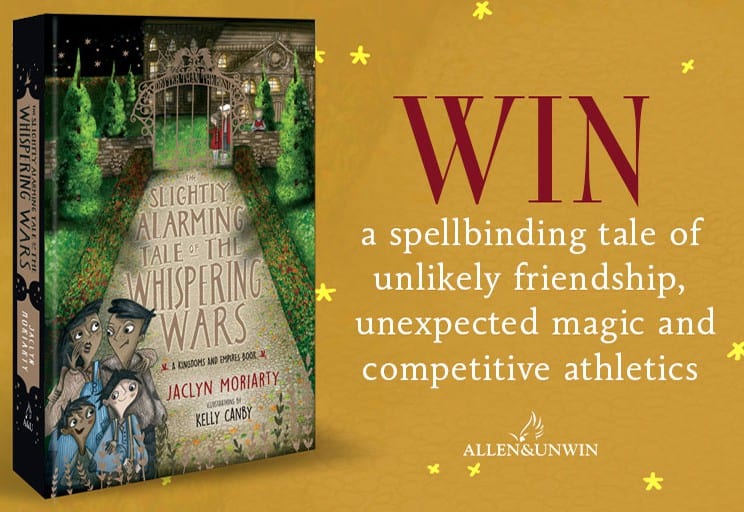 Win one of 22 copies of The Slightly Alarming Tale of the Whispering Wars by Jaclyn Moriarty
