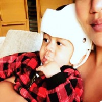 Chrissy Teigen Trolled After Sharing a Picture of her Baby Boy in his Helmet