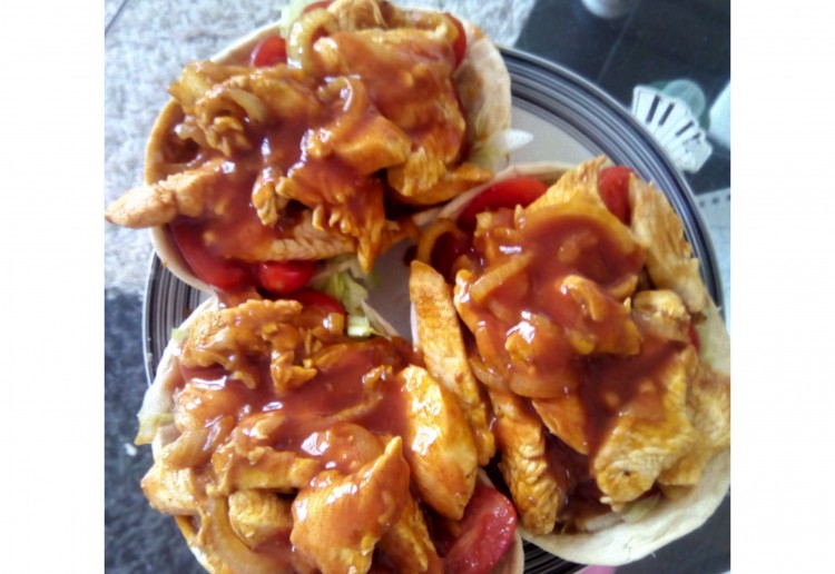 Satay Chicken Tacos