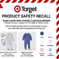 Target Recall Organic Baby Onesie