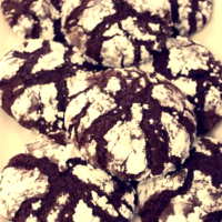 Choc lava cookies