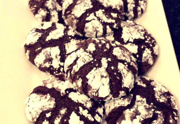 Choc lava cookies