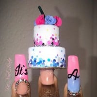 Gender Reveal Nails Are Actually a Thing