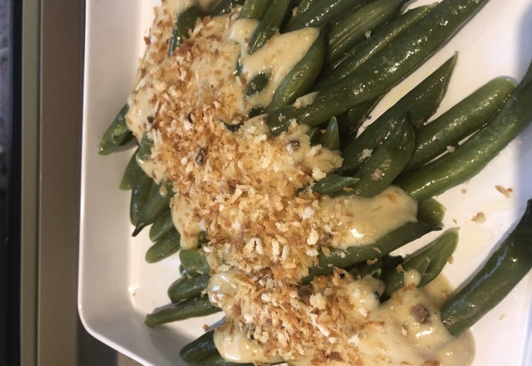 Green Beans with Anchovy Sauce