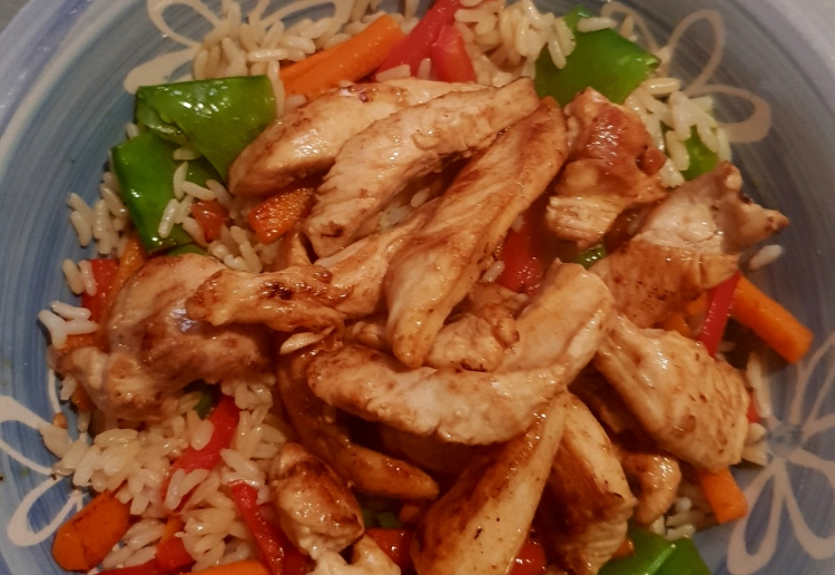 Lime Chicken and Vegetable Rice
