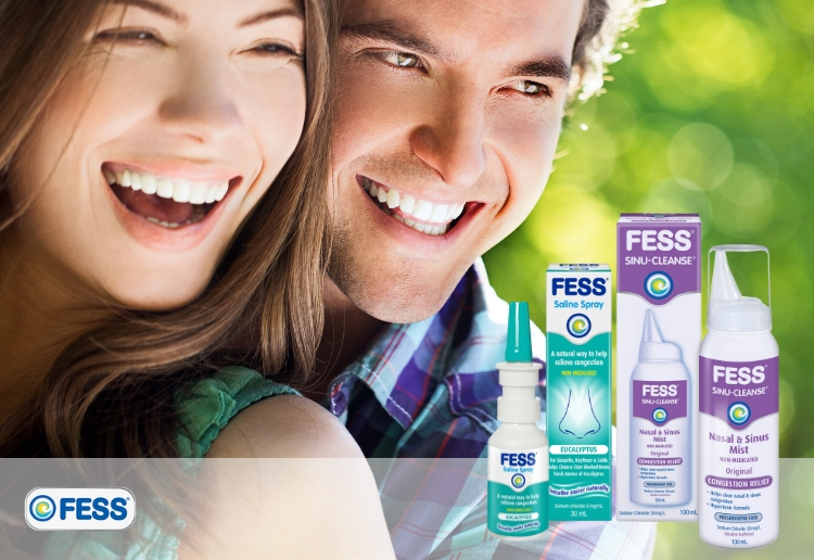 FESS SINU-CLEANSE<sup>®</sup> Nasal & Sinus Mist and FESS<sup>®</sup> Eucalyptus Nasal Saline Spray