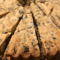 Ginger, Apricot and Chocolate Shortbread