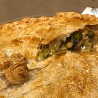 Chicken and Leek Puff Pastry Pie