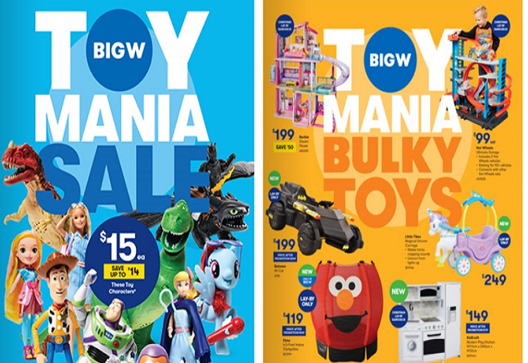 big w toy mania 2019 catalogue