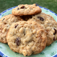 Malted Oat and Raisin Biscuits