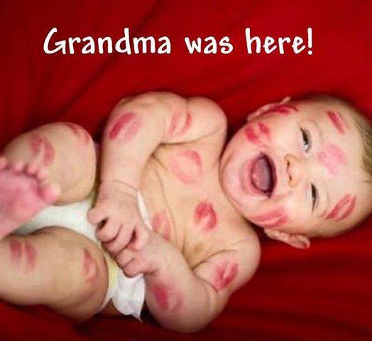 grandma kiss