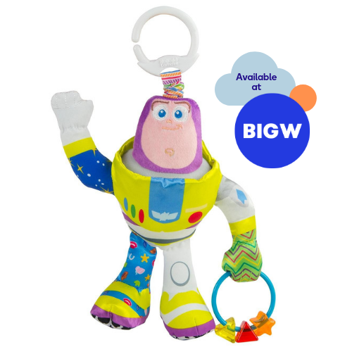Buzz Lightyear Clip n Go soft toy for babies available at Big W