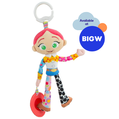 Jessie Clip n Go Soft Toy for Babies available from Big W